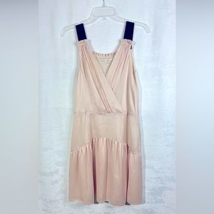 Coctail dress, peachy pink, silky and size 8